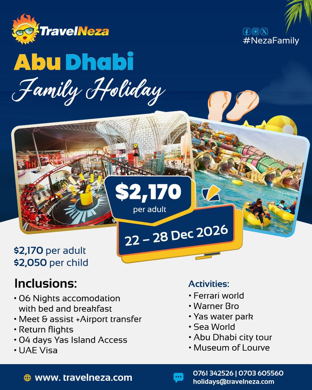 NezaClub Abu Dhabi Christmas Family Getaway