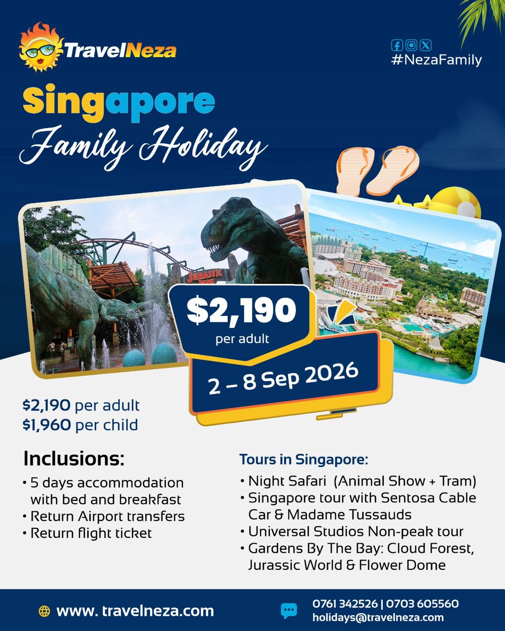 NezaClub Singapore Family Holiday