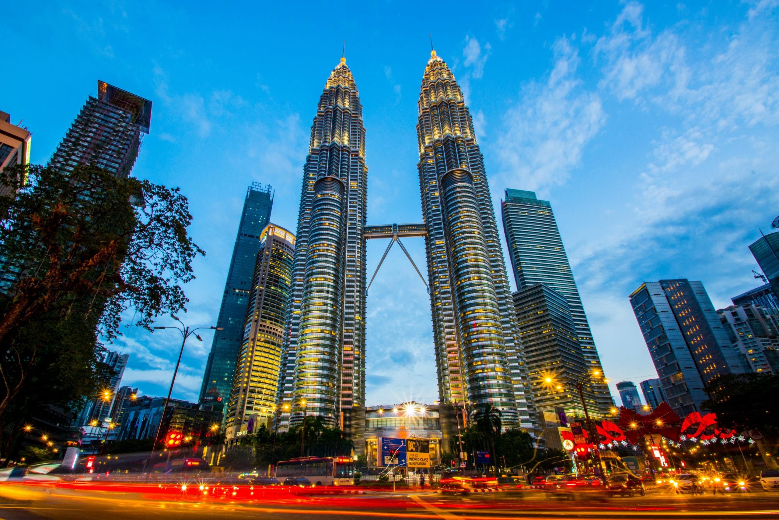 Panoramic Petronas Twin Tower Malaysia